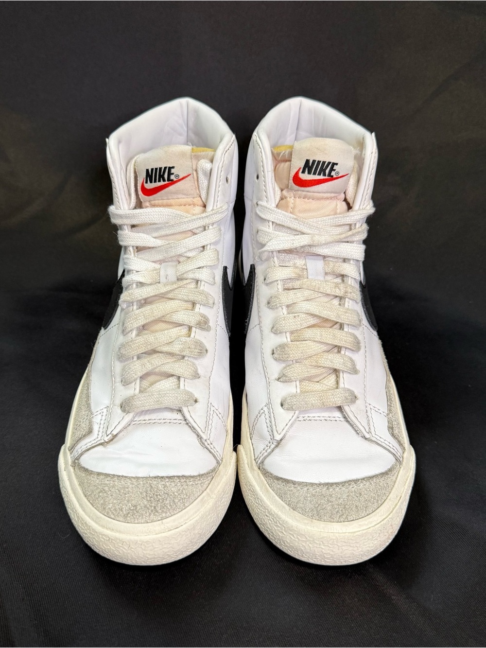 Nike Blazer Mid '77 Vintage Sneaker Shoes Leather White Women’s 7 - Picture 2 of 7